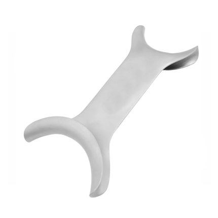 Dental Cheek Retractor 4.5″ Double-Ended Stainless Steel Oral Re